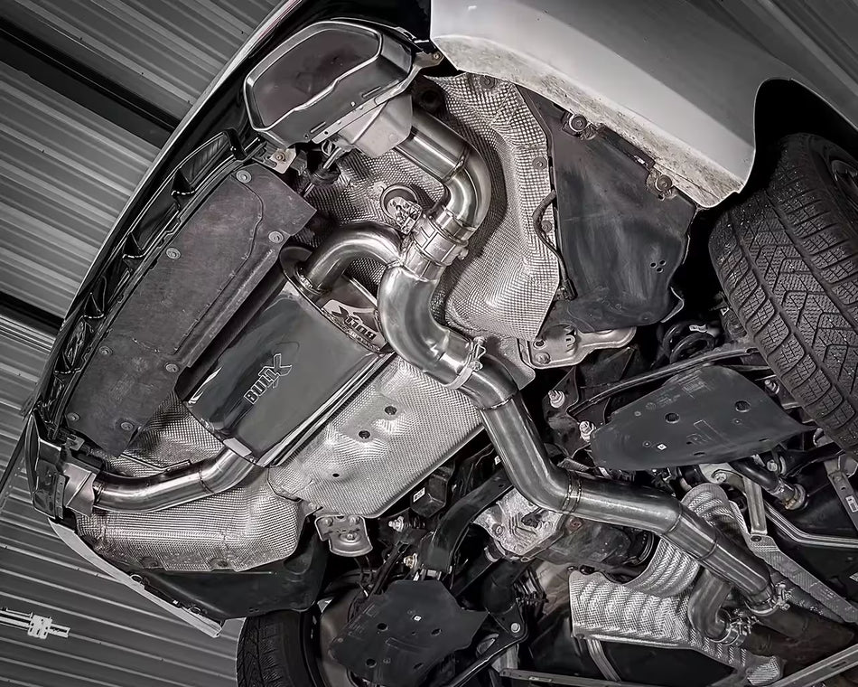 EGO-X Klappenabgasanlage BMW M440i G22 3,5" – ECE, inkl. Einbau