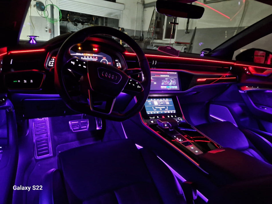 Ambientebeleuchtung für Audi A7 S7 RS7 (C8/4K) inkl. Einbau (Nachrüstung)
