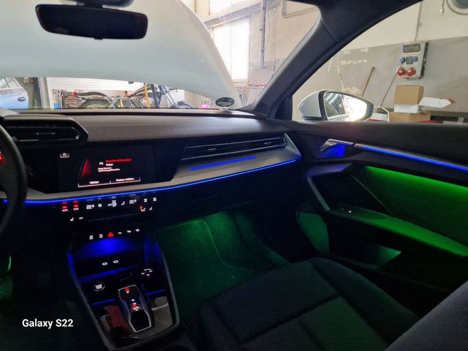 Ambientebeleuchtung für Audi A3 S3 RS3 (8Y) inkl. Einbau (Nachrüstung)
