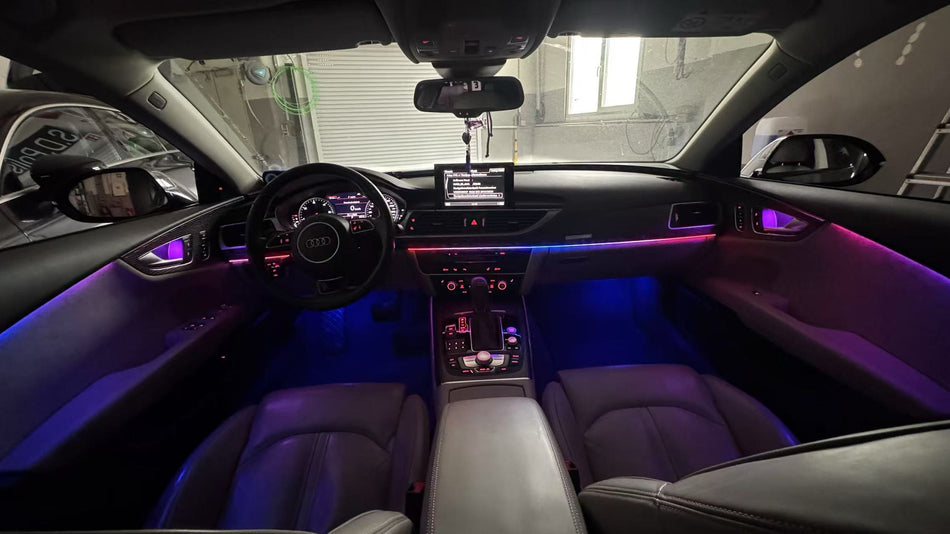 Ambientebeleuchtung für Audi A7 S7 RS7 (C7/4G) inkl. Einbau (Nachrüstung)