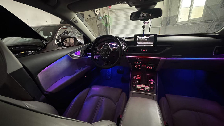 Ambientebeleuchtung für Audi A7 S7 RS7 (C7/4G) inkl. Einbau (Nachrüstung)