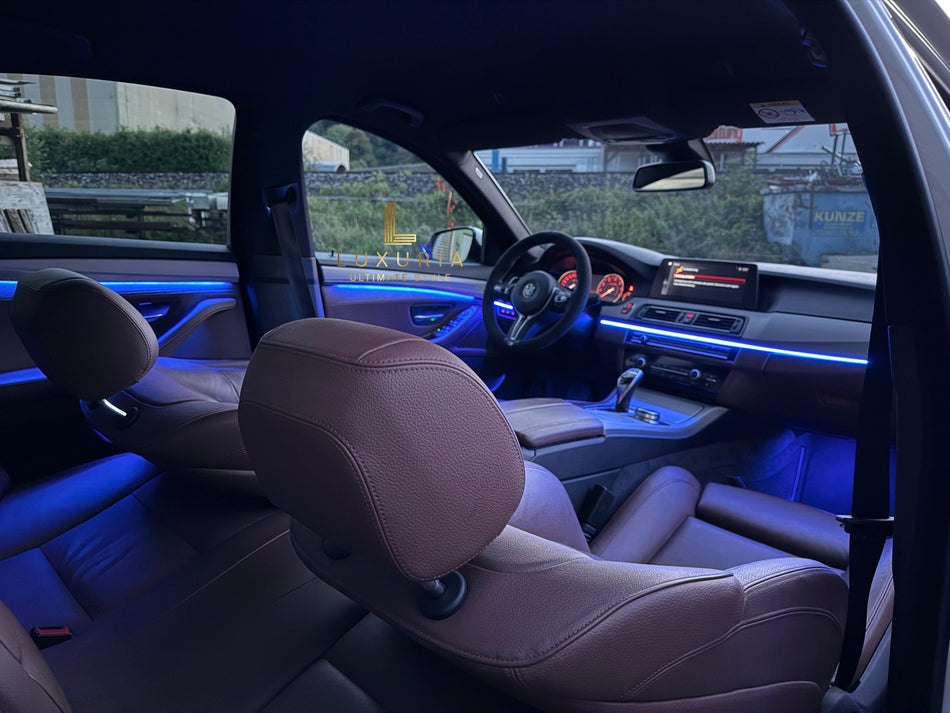 Ambientebeleuchtung für BMW 5er (F10 F11 F07) (iDrive-Steuerung) inkl. Einbau (Nachrüstung)