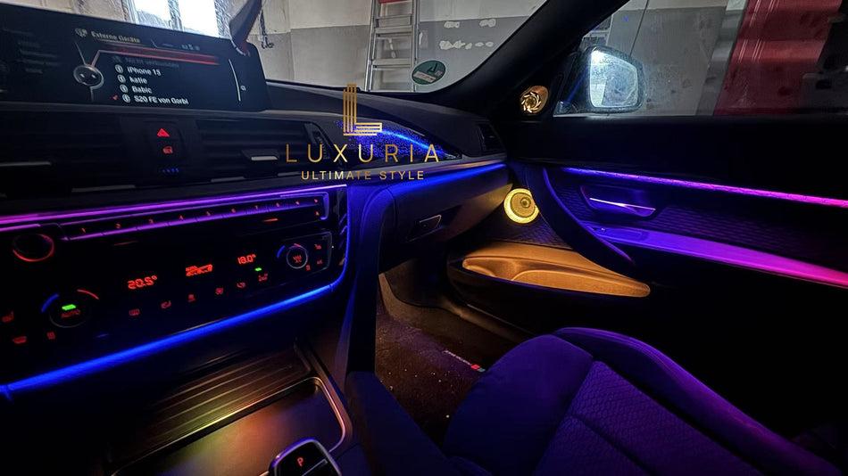 Ambientebeleuchtung für BMW 3er (F30 F31 F34) (iDrive-Steuerung) inkl. Einbau (Nachrüstung)