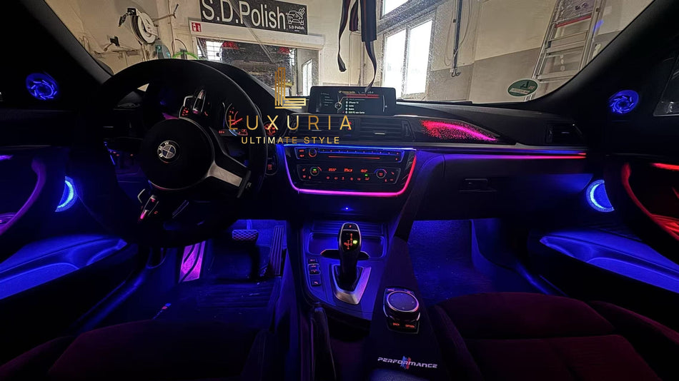 Ambientebeleuchtung für BMW 4er (F32 F33 F36) (iDrive-Steuerung) inkl. Einbau (Nachrüstung)