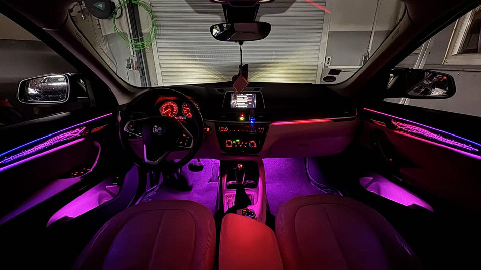 Ambientebeleuchtung für BMW X1 (F48) inkl. Einbau (Nachrüstung)