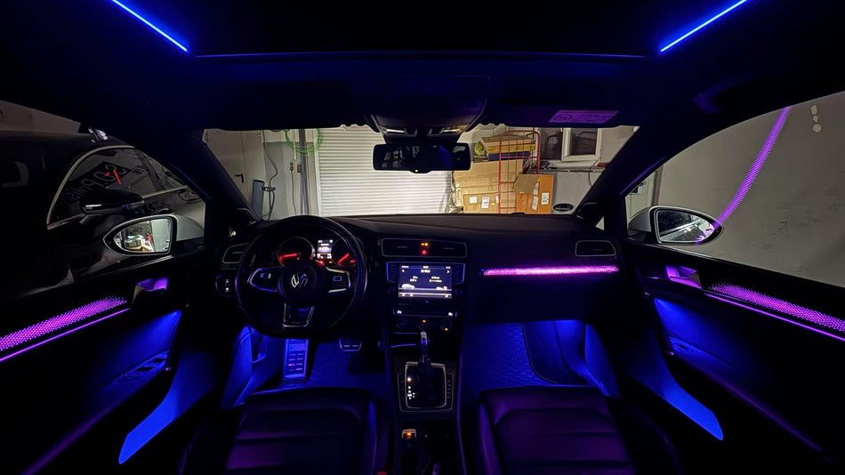 Ambientebeleuchtung für Volkswagen Golf 7 inkl. Einbau (Nachrüstung)