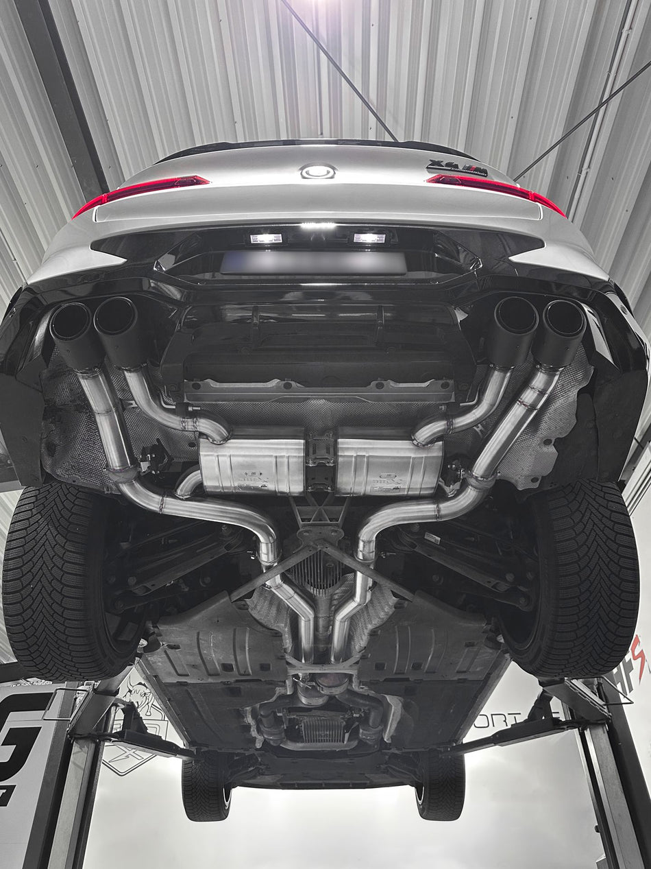 EGO-X Klappenabgasanlage BMW X4 M F98 LCI 3" – ECE, inkl. Einbau