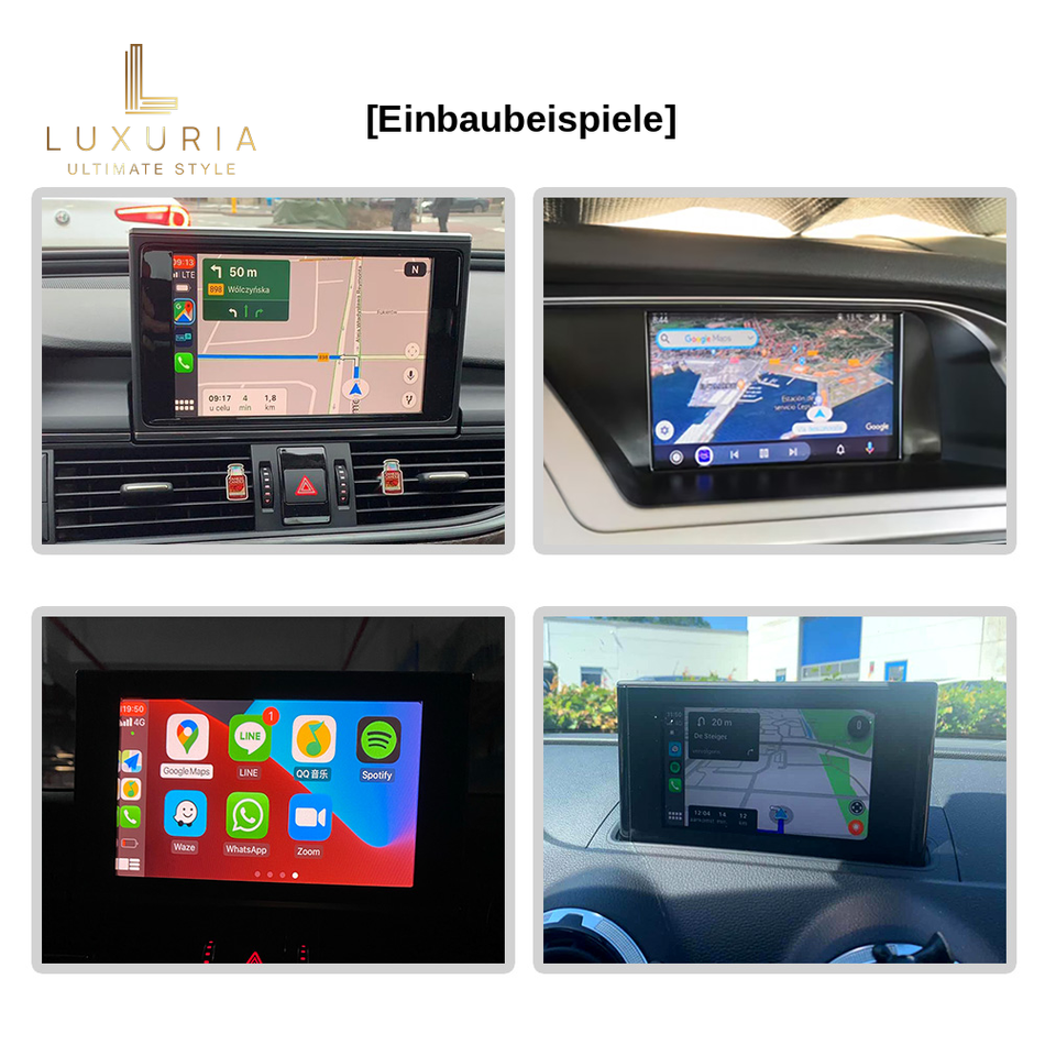 Apple CarPlay & Android Auto für Audi Q7 (4L) inkl. Einbau (Nachrüstung)
