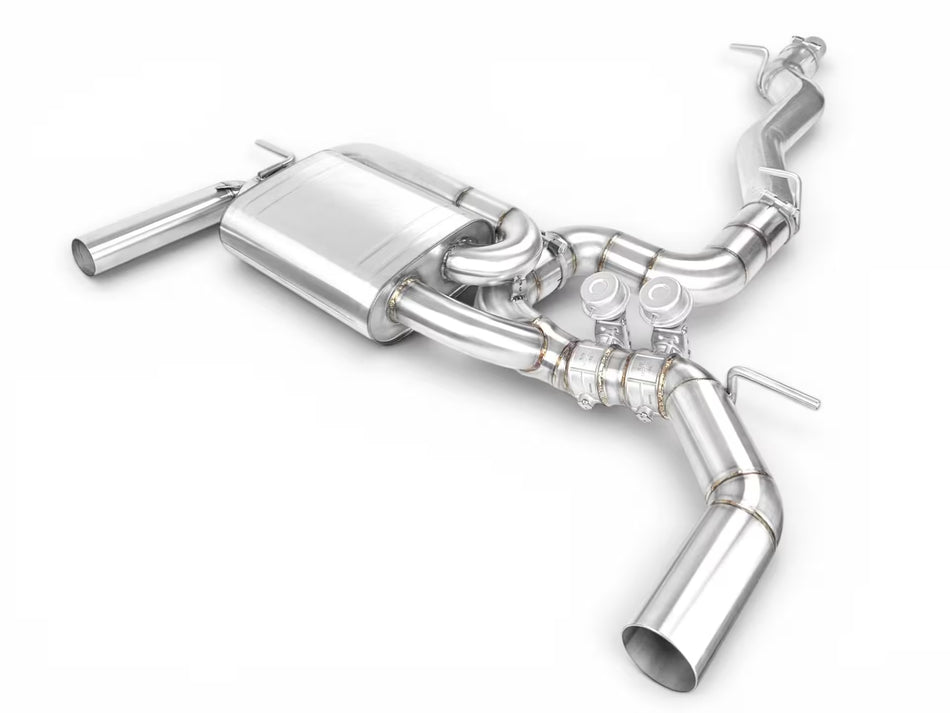 EGO-X Klappenabgasanlage Audi S3 8V Facelift OPF 3,5" – ECE, inkl. Einbau