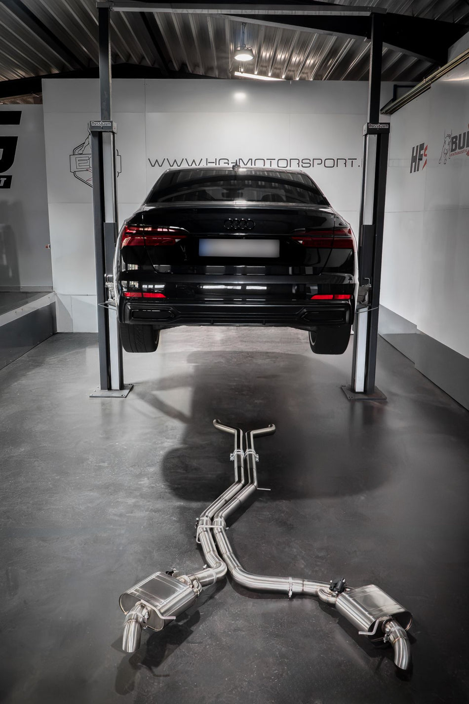 EGO-X Klappenabgasanlage Audi A6 C8 55 TFSI – ECE, inkl. Einbau