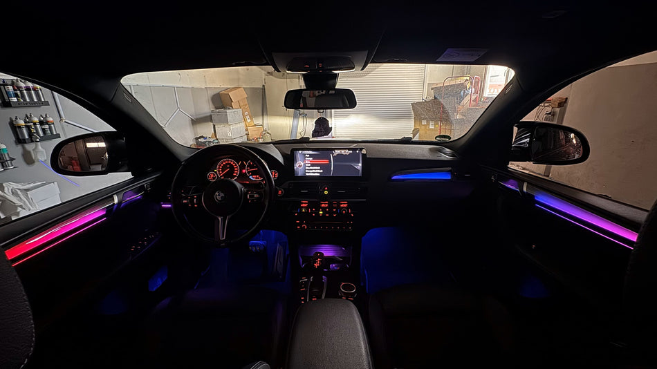 Ambientebeleuchtung für BMW X3 (F25) (iDrive-Steuerung) inkl. Einbau (Nachrüstung) V1