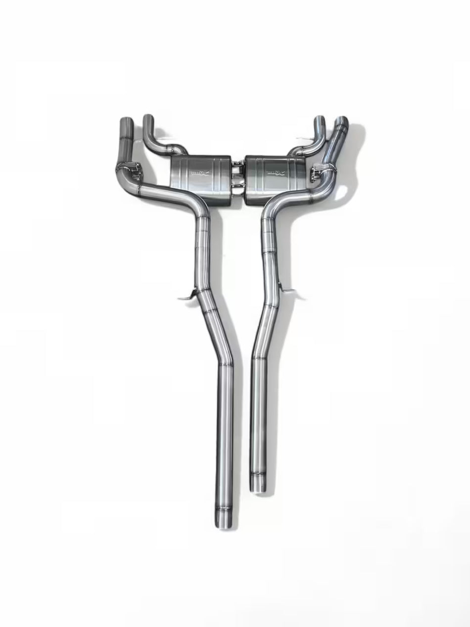 EGO-X Klappenabgasanlage BMW X3 M F97 LCI 3" – ECE, inkl. Einbau