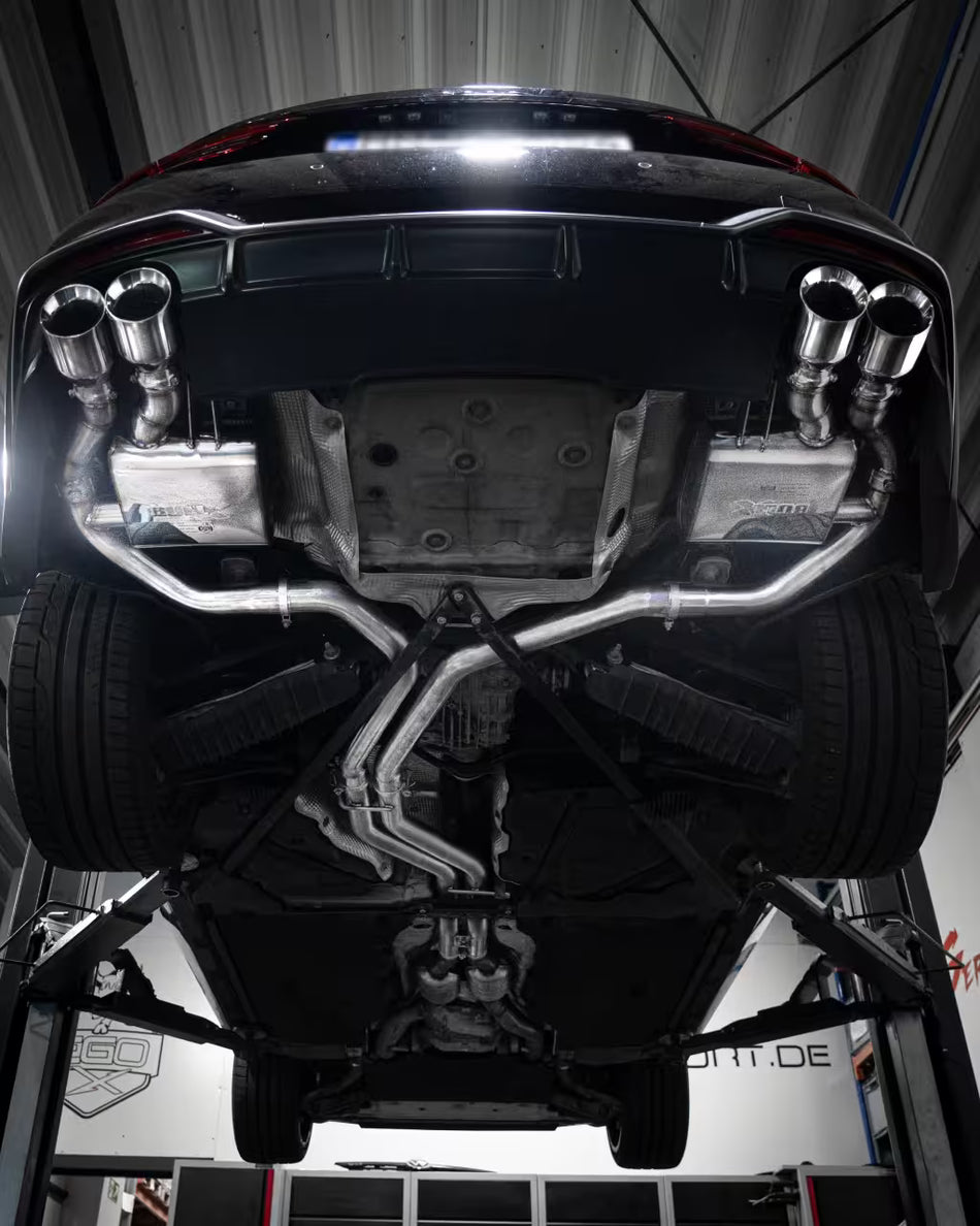 EGO-X Klappenabgasanlage Audi S5 B9 – ECE, inkl. Einbau